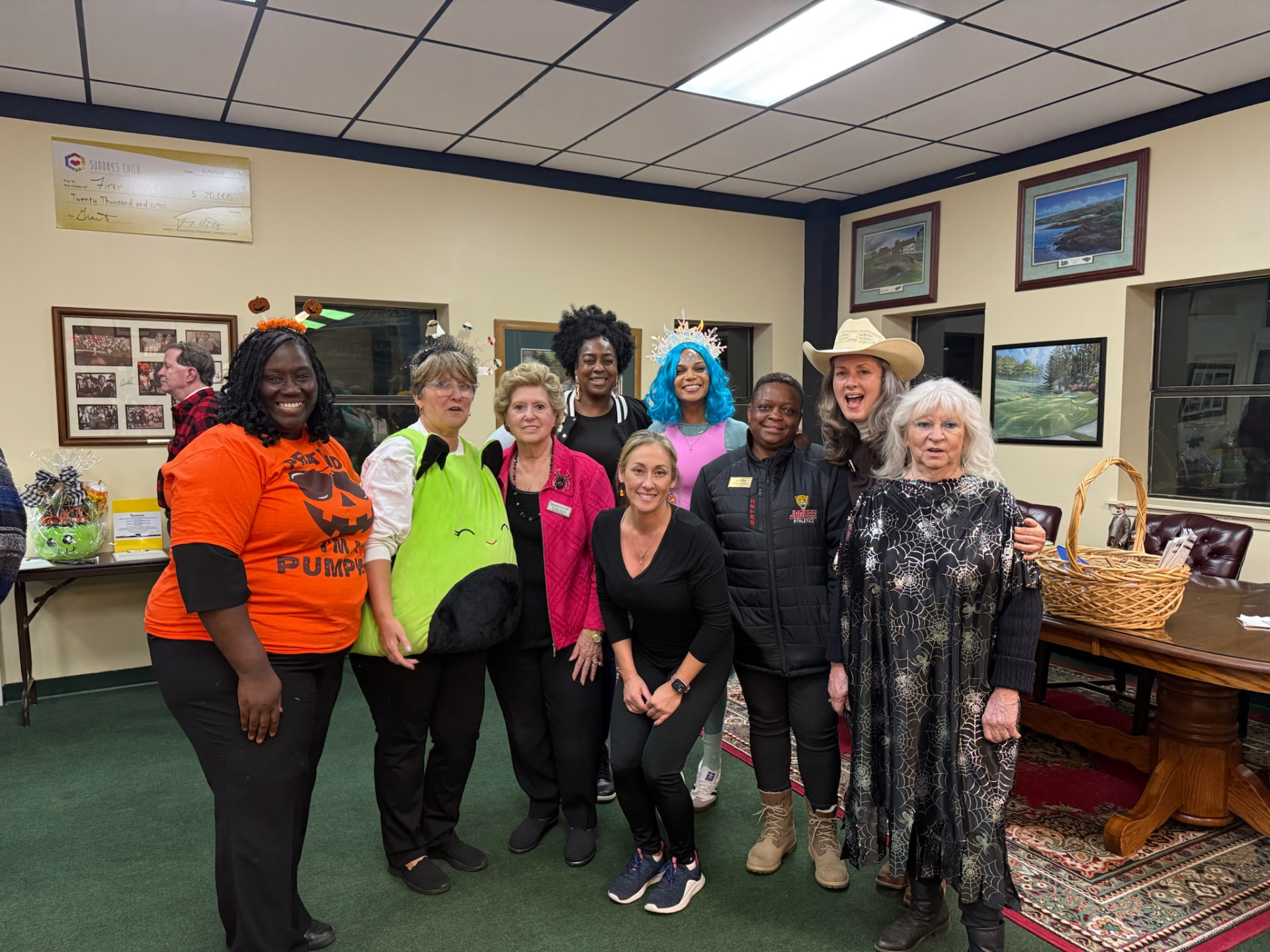 Women's Council of REALTORS® Pensacola Bay Area members in Halloween costumes